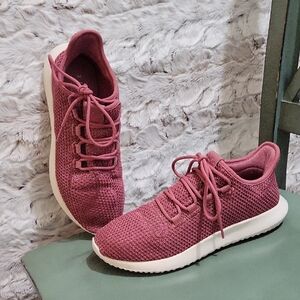 Adidas Tubular Shadow Womens Sz 9 Rose Pink Lace-Up Sneaker Shoes, Athletic